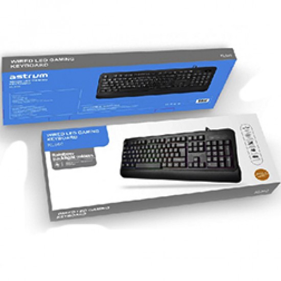 Astrum KL560 Rainbow Color Back-lit LED Wired Keyboard